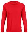03982 Pioneer LSL SOL'S Unisex Pioneer Long Sleeve T-Shirt Bright Red colour image